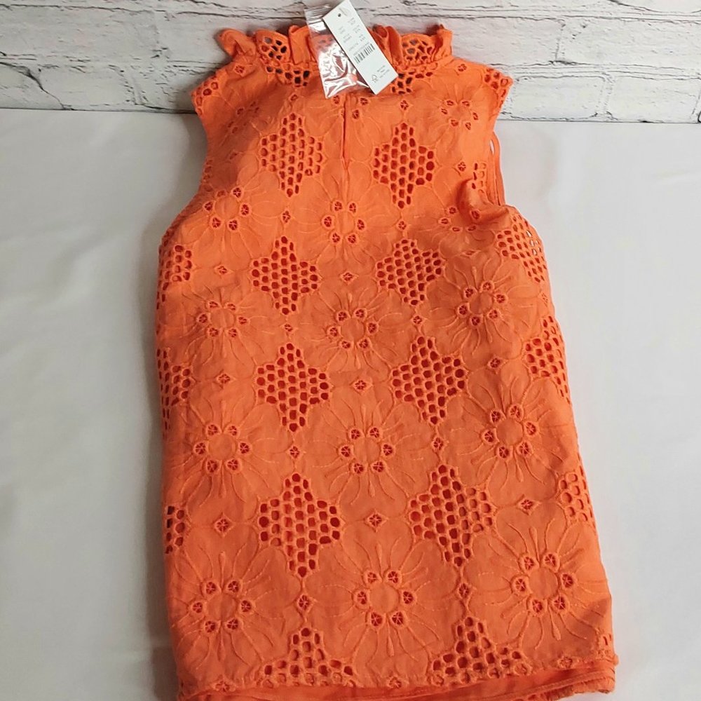 J.CREW 'FLEUR' 2 PIECE EYELET  RUFFLE TOP & CAMI SET NEW - Picture 4 of 16